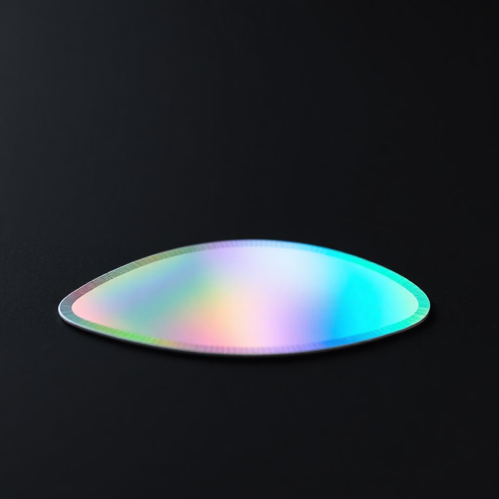 Holographic die-cut sticker